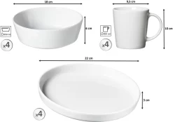 Ritzenhoff & Breker Combi-servies Malmö (set) 23 Ritzenhoff & Breker Combi-servies Malmö (set) -Kookcentrum ritzenhoff breker combi servies malmoe set 12