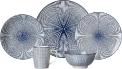 Ritzenhoff & Breker Diep Bord ROYAL MAKOTO Keramiek (set, 4 Stuks) -Kookcentrum ritzenhoff breker diep bord royal makoto keramiek set 4 stuks blauw 9