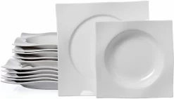CreaTable Eetservies Roestig Halfglans Glazuur (set) 18 CreaTable Eetservies Roestig Halfglans Glazuur (set) -Kookcentrum ritzenhoff breker eetservies sinfonia geschikt voor de vaatwasser set wit 5 scaled