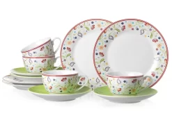 Esmeyer Steakbestek Sylvia Voor Steak / Pizza, Rvs 18/10, 12 Stuks (set, 12-delig) -Kookcentrum ritzenhoff breker koffieservies shanti doppio geschikt voor de vaatwasser set wit 2