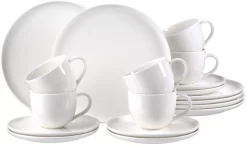 CreaTable Combi-servies NATURE COLLECTION Nordic Style Artisanale Uitstraling (set) -Kookcentrum ritzenhoff breker koffieservies skagen in scandinavische stijl set wit 8 scaled