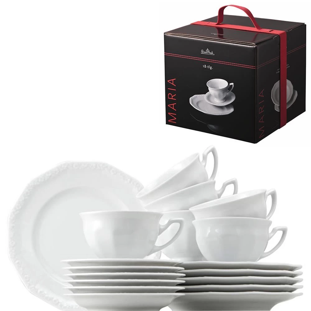 Rosenthal Koffieservies Maria Geschikt Voor De Magnetron (set) 2 Rosenthal Koffieservies Maria Geschikt Voor De Magnetron (set) - Afbeelding 2