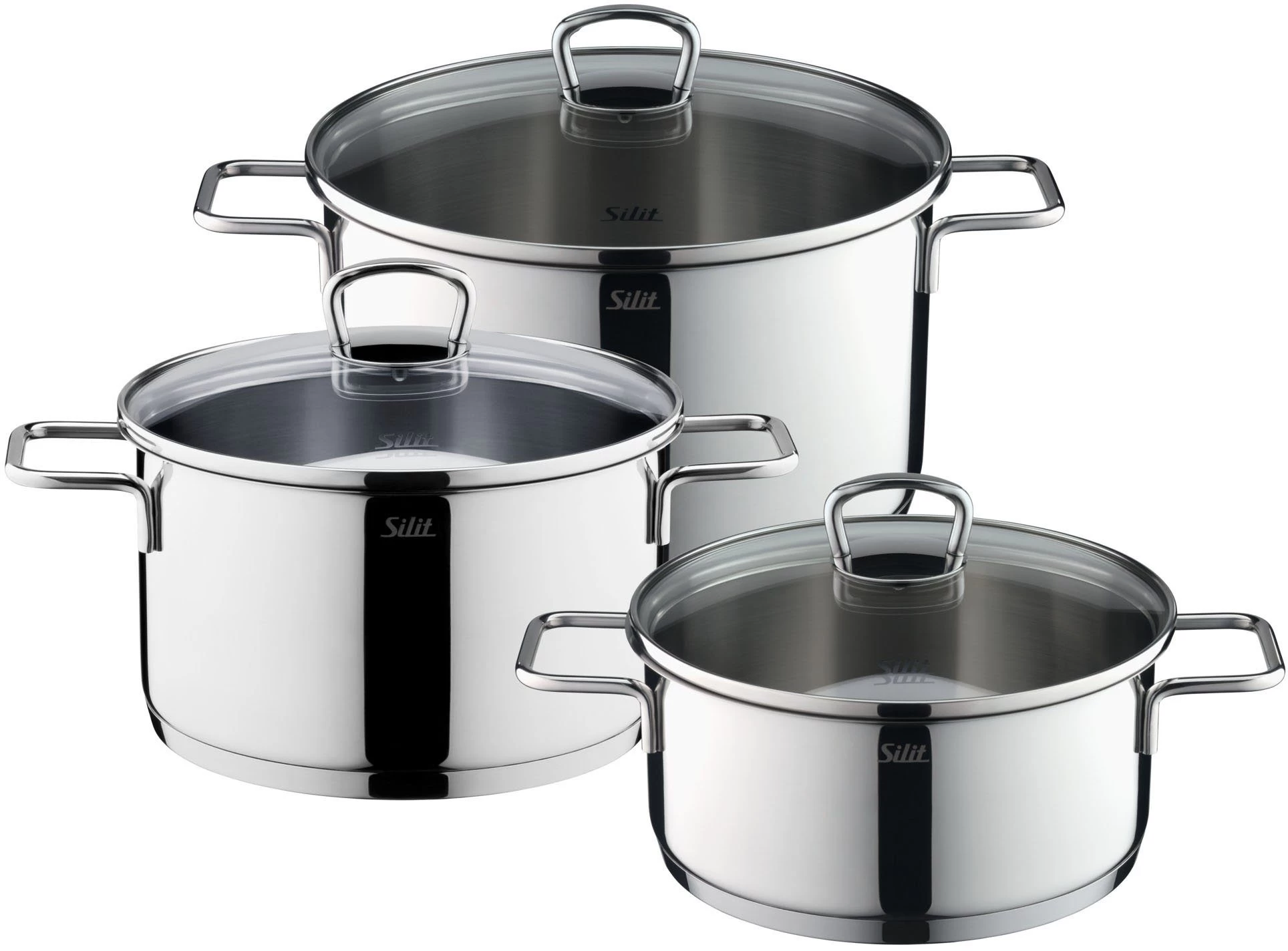 Silit Pannenset ALICANTE Inductie (set, 6-delig) 1 Silit Pannenset ALICANTE Inductie (set, 6-delig)