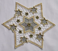 WACA Kom 950 Ml (set, 4-delig) -Kookcentrum stickereien plauen tafellaken goudspar groen