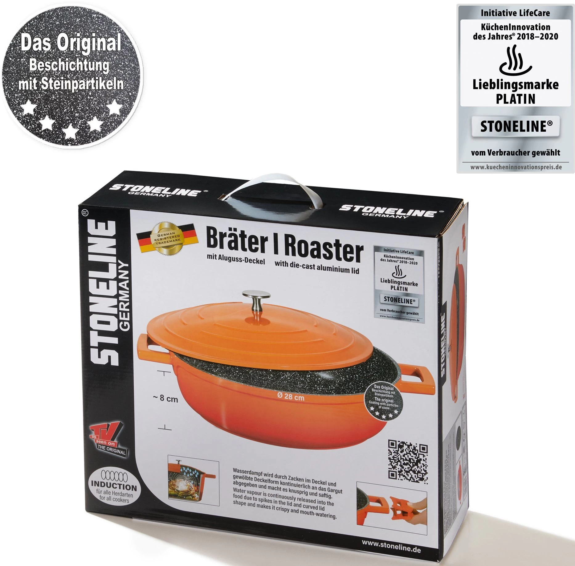 STONELINE Braadpan 28 Cm (1-delig) 6 STONELINE Braadpan 28 Cm (1-delig) - Afbeelding 6