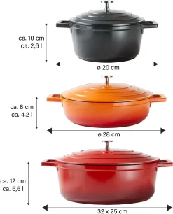 STONELINE Braadpan 28 Cm (1-delig) 28 STONELINE Braadpan 28 Cm (1-delig) -Kookcentrum stoneline braadpan 28 cm 1 delig oranje 17