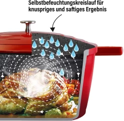 STONELINE Braadpan Geschikt Voor Inductie, Inclusief Termo-greepbeschermers (set, 2-delig) -Kookcentrum stoneline braadpan geschikt voor inductie inclusief termo greepbeschermers set 2 delig multicolor 3