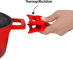 STONELINE Braadpan Geschikt Voor Inductie, Inclusief Termo-greepbeschermers (set, 2-delig) -Kookcentrum stoneline braadpan geschikt voor inductie inclusief termo greepbeschermers set 2 delig multicolor 4