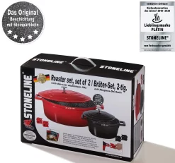 STONELINE Braadpan Geschikt Voor Inductie, Inclusief Termo-greepbeschermers (set, 2-delig) -Kookcentrum stoneline braadpan geschikt voor inductie inclusief termo greepbeschermers set 2 delig multicolor 5