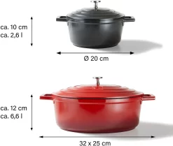 STONELINE Braadpan Geschikt Voor Inductie, Inclusief Termo-greepbeschermers (set, 2-delig) -Kookcentrum stoneline braadpan geschikt voor inductie inclusief termo greepbeschermers set 2 delig multicolor 9