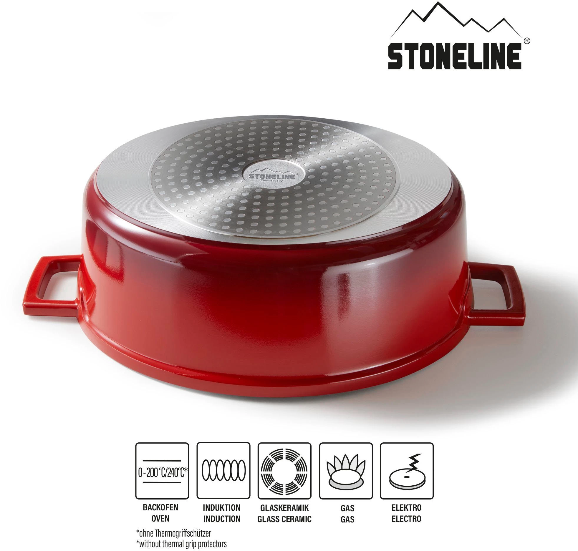 STONELINE Braadpan Gourmet 32x25 Cm (1-delig) 3 STONELINE Braadpan Gourmet 32x25 Cm (1-delig) - Afbeelding 3