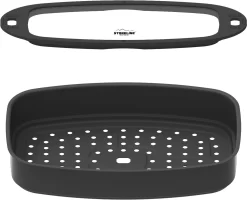 STONELINE Braadpan Stoneline (multifunctionele Braadpan- En Bakset), Met Stoneline®-antiaanbaklaag, Inductie (5-delig) -Kookcentrum stoneline braadpan stoneline multifunctionele braadpan en bakset met stoneline antiaanbaklaag inductie 5 delig grijs 5