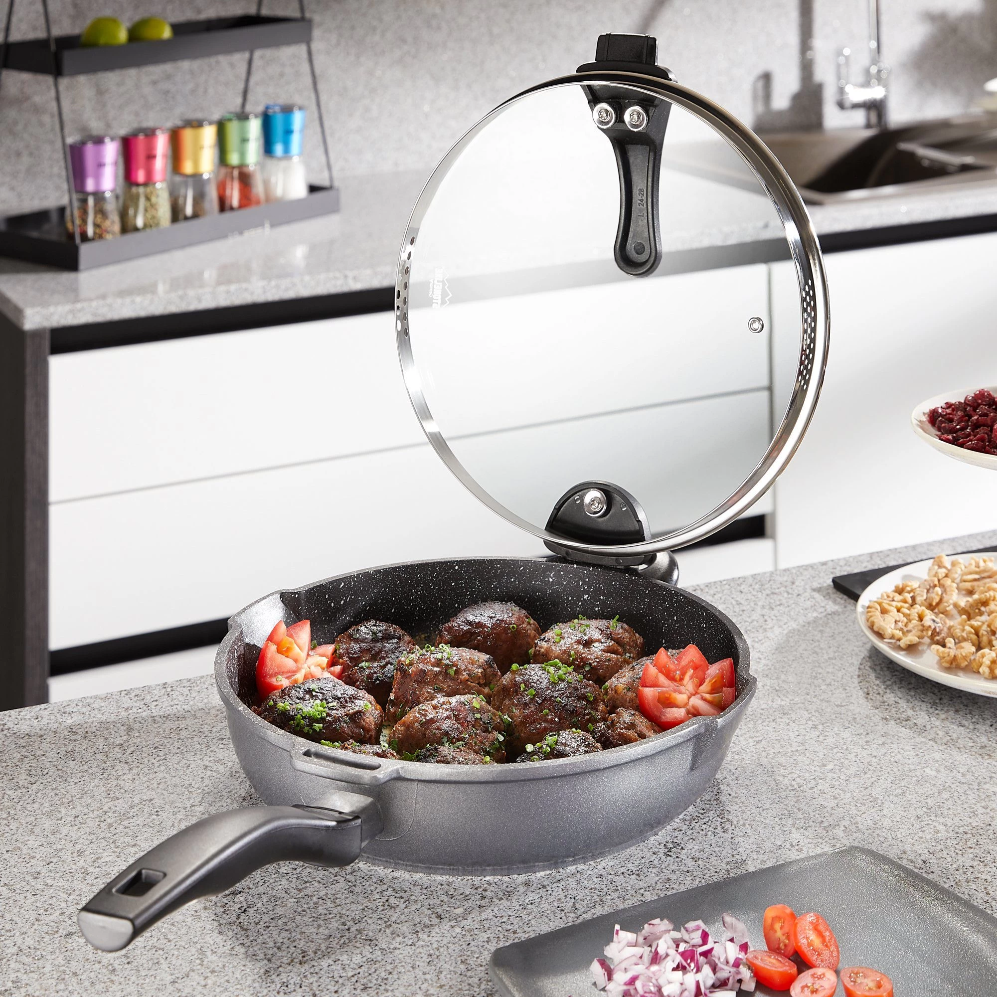 STONELINE Hapjespan Future Ø 28 Cm, Inductie (1-delig) 11 STONELINE Hapjespan Future Ø 28 Cm, Inductie (1-delig) - Afbeelding 11