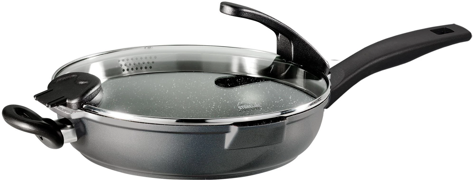 STONELINE Hapjespan Future Ø 28 Cm, Inductie (1-delig) 3 STONELINE Hapjespan Future Ø 28 Cm, Inductie (1-delig) - Afbeelding 3