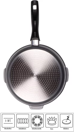 STONELINE Hapjespan Smell Well Inductie -Kookcentrum stoneline hapjespan smell well inductie grijs 3