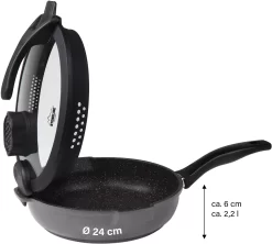 STONELINE Hapjespan Smell Well Inductie -Kookcentrum stoneline hapjespan smell well inductie grijs 8