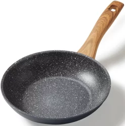 LIVINGTON Koekenpan Black Doubletta Basic Set 2-in-1 Keerbare Pan, Inductie (1-delig) -Kookcentrum stoneline koekenpan back to nature inductie 1 delig grijs 2