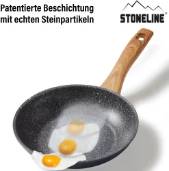 STONELINE Koekenpan Back To Nature Inductie (1-delig) -Kookcentrum stoneline koekenpan back to nature inductie 1 delig grijs 6
