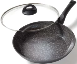 STONELINE Koekenpan STONELINE®- Keramische Coating, Inductie (1-delig) -Kookcentrum stoneline koekenpan ceramic 28 cm inductie grijs