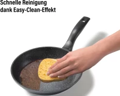 STONELINE Koekenpan Inductie (1-delig) -Kookcentrum stoneline koekenpan inductie 1 delig grijs 25