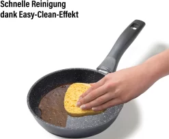 STONELINE Koekenpan Krasvaste Stoneline®-antiaanbaklaag -Kookcentrum stoneline koekenpan krasvaste stoneline antiaanbaklaag grijs 4