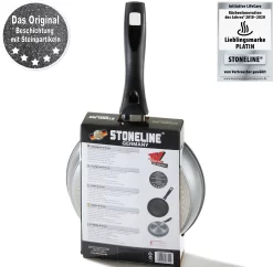 STONELINE Koekenpan Krasvaste Stoneline®-antiaanbaklaag -Kookcentrum stoneline koekenpan krasvaste stoneline antiaanbaklaag grijs 6