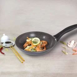 STONELINE Koekenpan Krasvaste Stoneline®-antiaanbaklaag -Kookcentrum stoneline koekenpan krasvaste stoneline antiaanbaklaag grijs 7