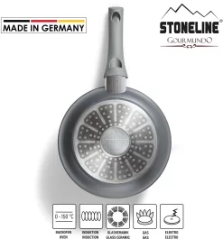 STONELINE Koekenpan Made In Germany, STONELINE®-antiaanbaklaag, Inductie (1-delig) -Kookcentrum stoneline koekenpan made in germany stoneline antiaanbaklaag inductie 1 delig grijs 2