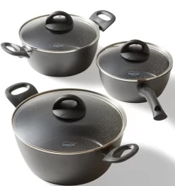 Zwilling Pannenset Vitality Inductie (set, 7-delig) -Kookcentrum stoneline pannenset ceramic inductie set 6 delig grijs 2