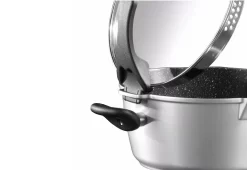 STONELINE Pannenset Future Inductie (set, 8-delig) -Kookcentrum stoneline pannenset future inductie set 8 delig zwart 4