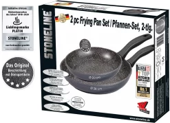 STONELINE Pannenset Inductie (set, 2-delig) 25 STONELINE Pannenset Inductie (set, 2-delig) -Kookcentrum stoneline pannenset inductie set 2 delig grijs 11