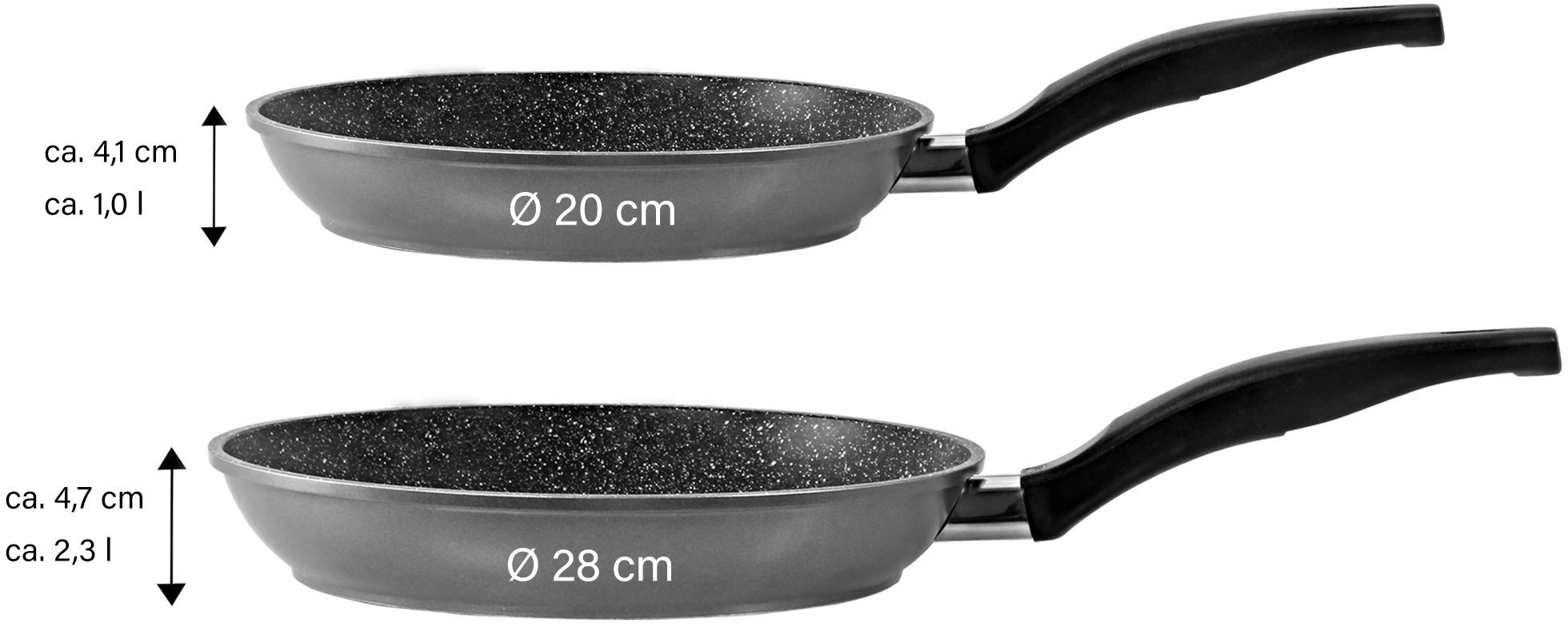 STONELINE Pannenset Inductie (set, 2-delig) 8 STONELINE Pannenset Inductie (set, 2-delig) - Afbeelding 8