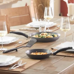 STONELINE Pannenset Inductie (set, 3-delig) -Kookcentrum stoneline pannenset inductie set 3 delig grijs 15