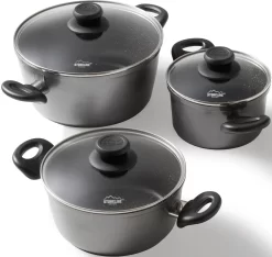 Zwilling Bestekset Bellasera Edelstaal 18x10, Hoogglanzend, PVD-gecoat, Met Gekrulde Stelen, 30-delig (set, 30-delig) -Kookcentrum stoneline pannenset inductie set 6 delig zwart 5