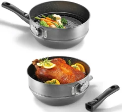 STONELINE Pannenset Inductie (set) -Kookcentrum stoneline pannenset inductie set grijs 6