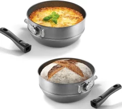 STONELINE Pannenset Inductie (set) -Kookcentrum stoneline pannenset inductie set grijs 8