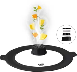 STONELINE Pannenset Smell Well Inductie (set, 4-delig) -Kookcentrum stoneline pannenset smell well inductie set 4 delig grijs 11