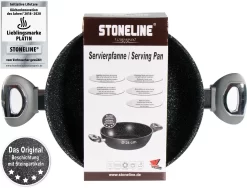 STONELINE Serveerpan Inductie (1-delig) -Kookcentrum stoneline serveerpan inductie 1 delig zwart 4