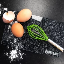 STONELINE Snijplank Hittebestendig En Breukvast (set, 4 Stuks) -Kookcentrum stoneline snijplank hittebestendig en breukvast set 4 stuks zwart 2