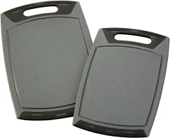 CS-Solingen Schilmes Garmisch (1-delig) -Kookcentrum stoneline snijplank set 2 stuks zwart 12