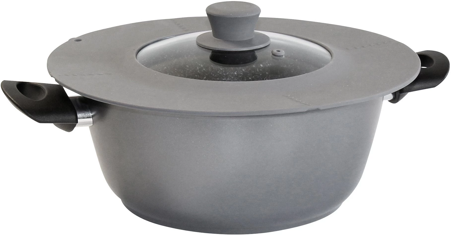 STONELINE Universele Deksel Past Op Zeven Verschillende Bakpan- En Panformaten 1 STONELINE Universele Deksel Past Op Zeven Verschillende Bakpan- En Panformaten