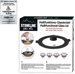 STONELINE Universele Deksel Smell Well Voor ø 22/24/26/28 Cm, Inclusief Smell Well Navulset -Kookcentrum stoneline universele deksel smell well voor oe 22 24 26 28 cm inclusief smell well navulset zwart 6