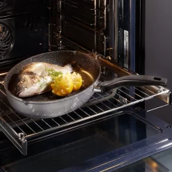 STONELINE Vispan XXL Ook Ideaal Voor Schnitzel, Inductie -Kookcentrum stoneline vispan xxl ook ideaal voor schnitzel inductie grijs 8