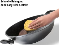 STONELINE Wok Ø 28 Cm, Inductie 24 STONELINE Wok Ø 28 Cm, Inductie -Kookcentrum stoneline wok 28 cm inductie grijs 10