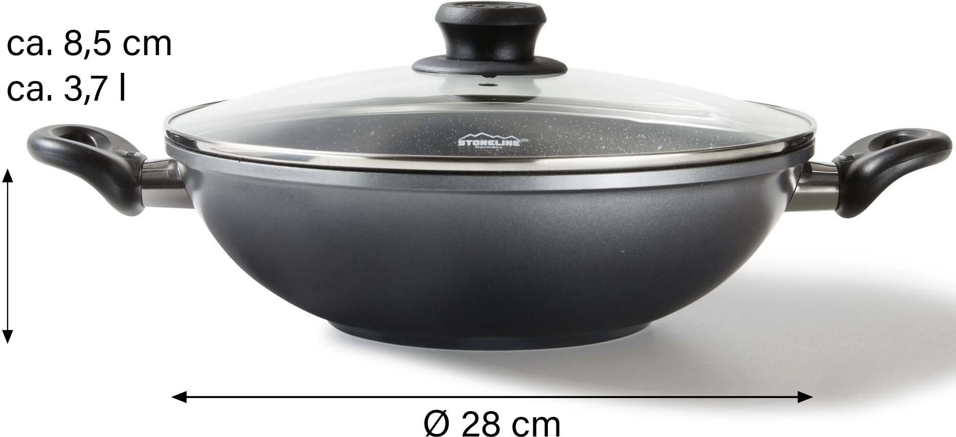 STONELINE Wok Ø 28 Cm, Inductie 9 STONELINE Wok Ø 28 Cm, Inductie - Afbeelding 9