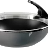 STONELINE Wok Ø 32 Cm, Afneembare Grepen, Inductie