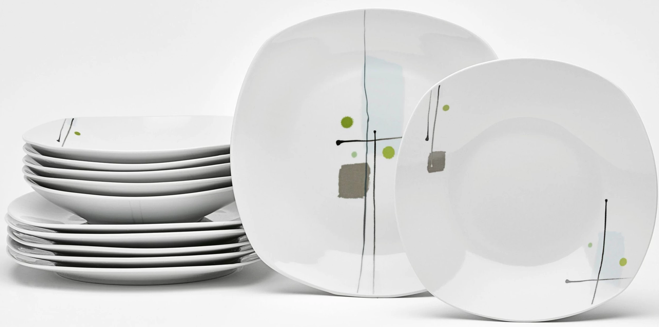 CreaTable Combi-servies Merida Spaans Decor (set) 8 CreaTable Combi-servies Merida Spaans Decor (set) - Afbeelding 8