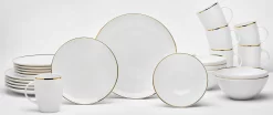Guido Maria Kretschmer Home&Living Serveerset Golden Line (3-delig) -Kookcentrum van well servies glamour white set scaled