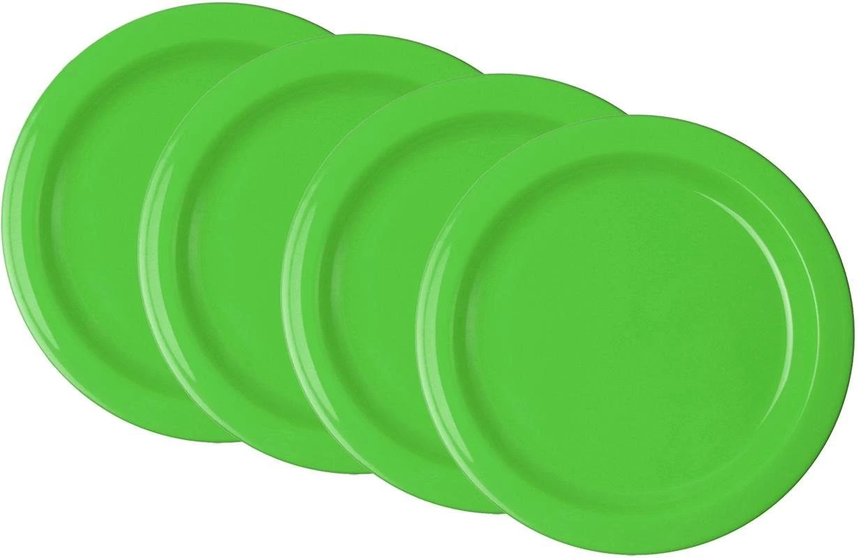 WACA Bord Kunststof, ø 24 Cm (set, 4 Stuks) 2 WACA Bord Kunststof, ø 24 Cm (set, 4 Stuks) - Afbeelding 2
