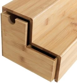 WENKO Opbergsysteem Bamboe (1-delig) -Kookcentrum wenko opbergsysteem bamboe 1 delig beige 7